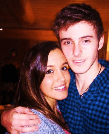 Alex Watson With His Girlfriend